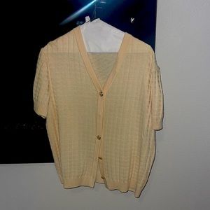 Cream colored St. John Collection Sweater